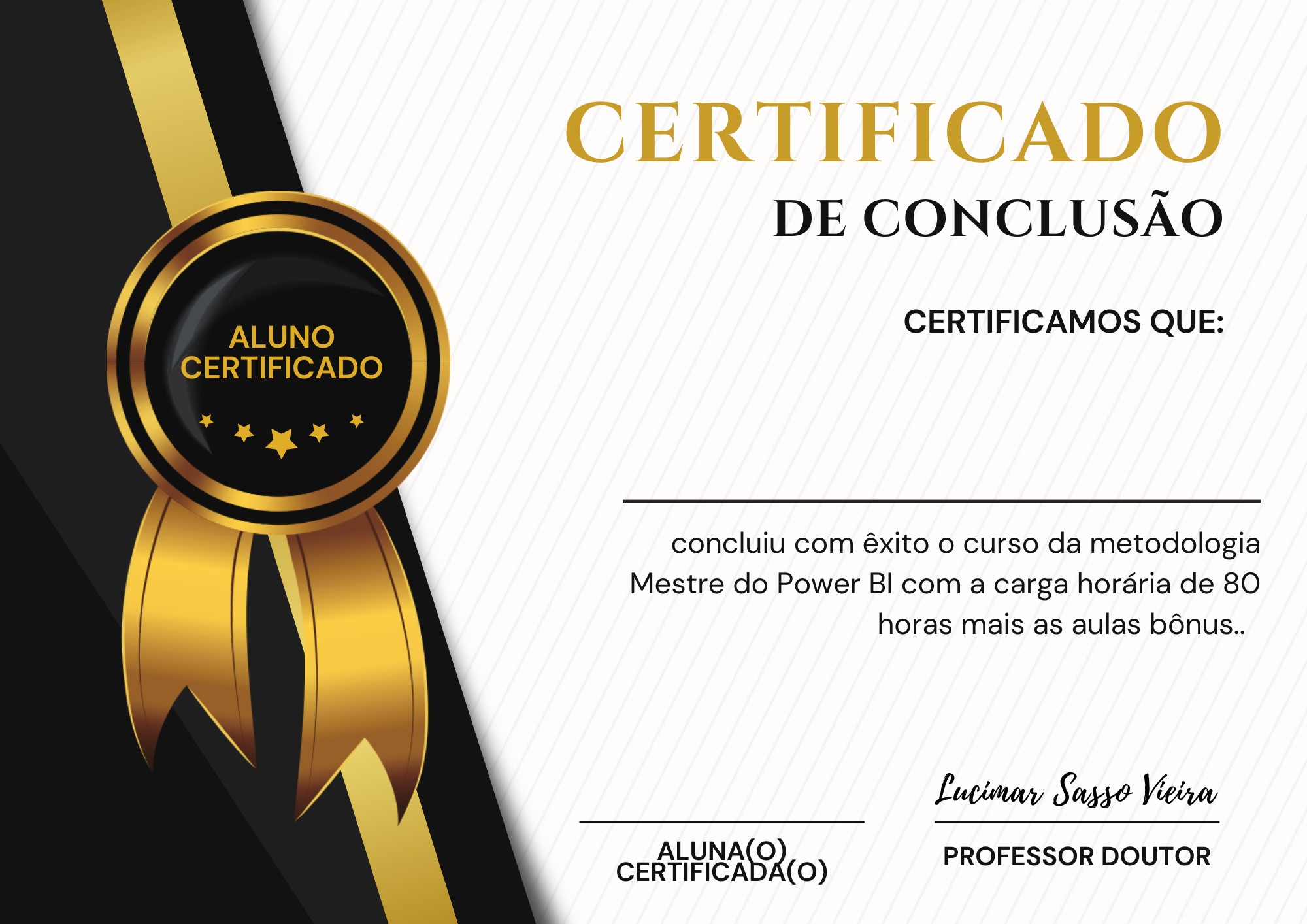 Certificado Mestre do Power BI